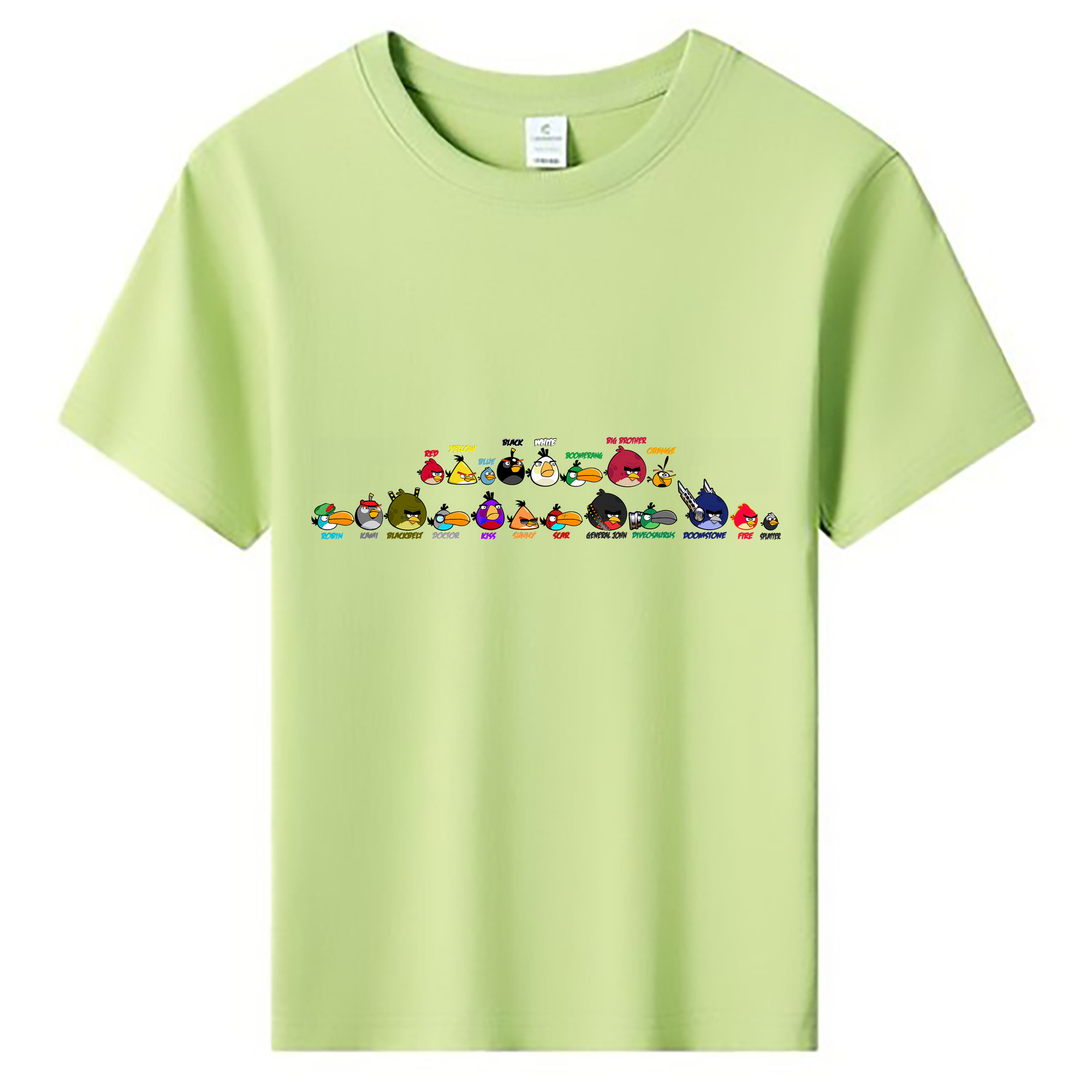 （画像用） Angry Birds アングリーバード 綿100％キッズTシャツ（フロントプリント）